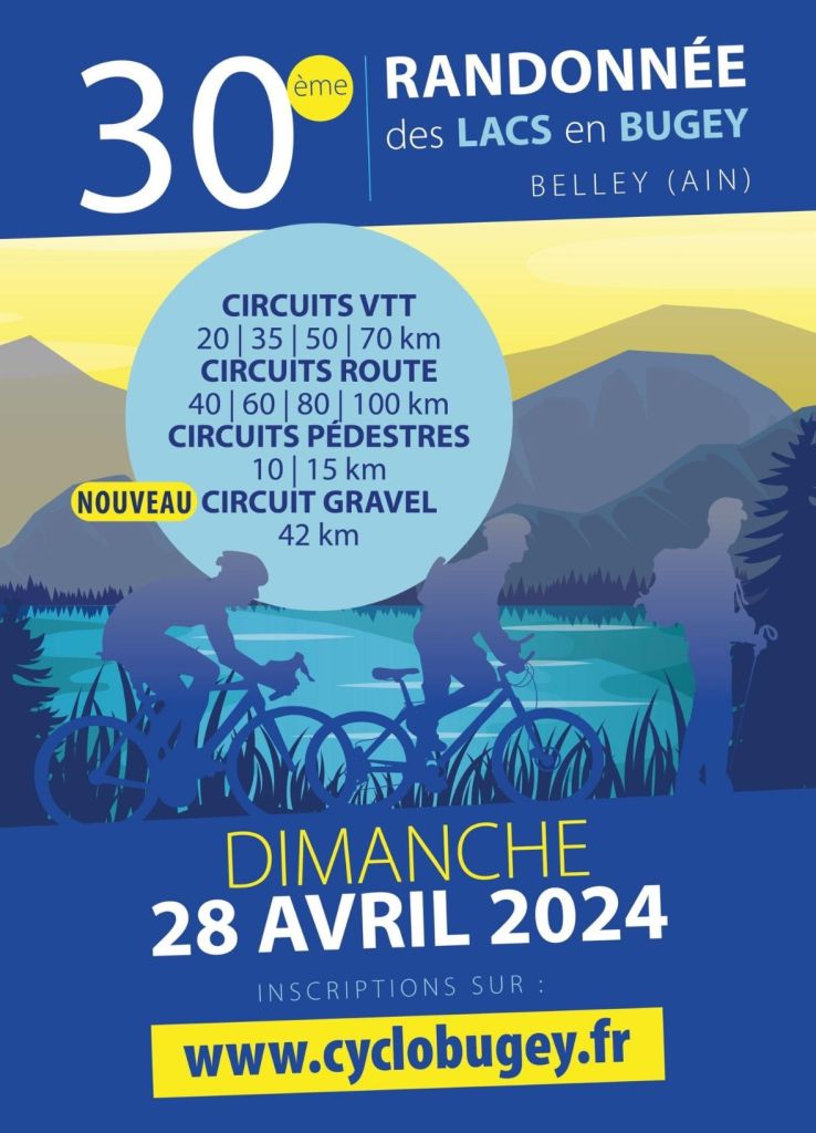 30ème randonnée des Lacs en Bugey