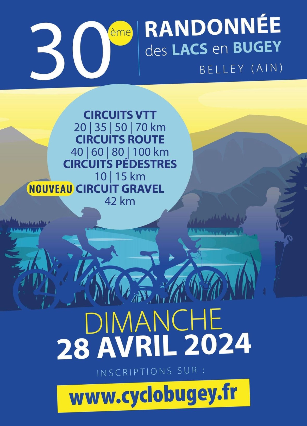 30ème randonnée des Lacs en Bugey